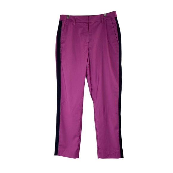 WILDFANG The Empower Colorblock Suit Tux Blazer & Slim Crop Pant Orchid Black - Picture 12 of 16